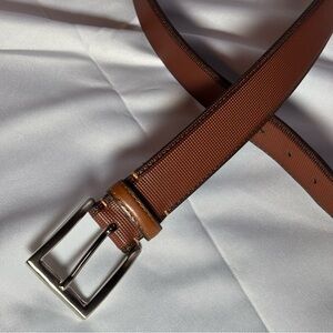 Florsheim Men’s SINCLAIR Perf Leather Belt 36